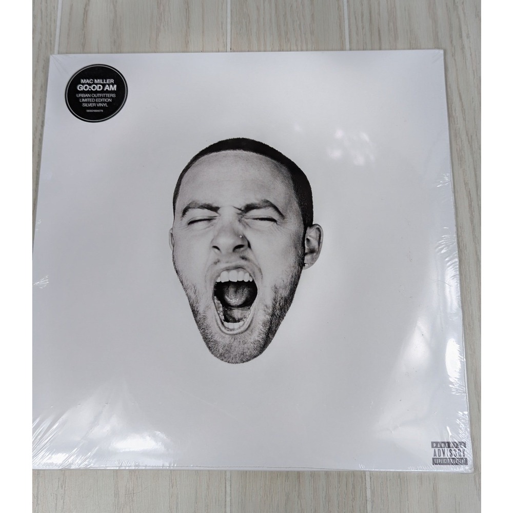 Mac Miller GO:OD AM 12" Silver Vinyl Urban Outfitters Limited Edition